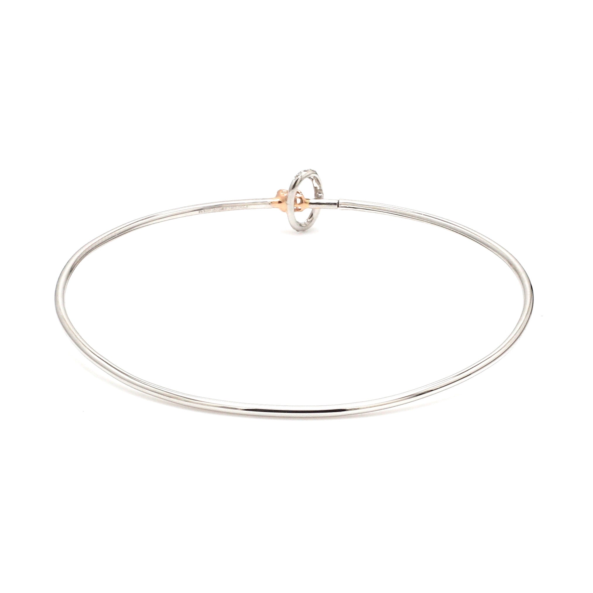 Evara Platinum Rose Gold Diamond Bracelet for Women JL PTB 1284