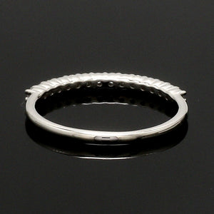 Half Eternity Diamond Ring in Platinum JL PT 1363