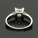 Load image into Gallery viewer, 1.00 cts Princess Cut Solitaire Platinum Ring JL PT RS PR 130
