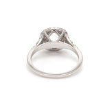 Load image into Gallery viewer, Platinum Double Halo Diamond Split Shank Mounting Ring JL PT 1268-M   Jewelove.US
