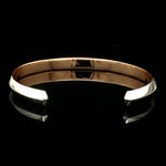 Load image into Gallery viewer, Unisex Platinum Rose Gold Open Kada Hi-Polish JL PTB 736R
