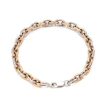 Load image into Gallery viewer, Men of Platinum| 5.75mm Platinum &amp; Rose Gold Bracelet for Men JL PTB 1281
