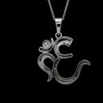 Load image into Gallery viewer, Platinum Single Diamond Om Pendant JL PT OM-7   Jewelove.US
