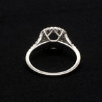 Load image into Gallery viewer, Platinum Double Halo Diamond Split Shank Mounting Ring JL PT 1268-M   Jewelove.US
