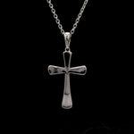 Load image into Gallery viewer, Plain Platinum Cross Pendant with Matte Finish JL PT P 243-A   Jewelove
