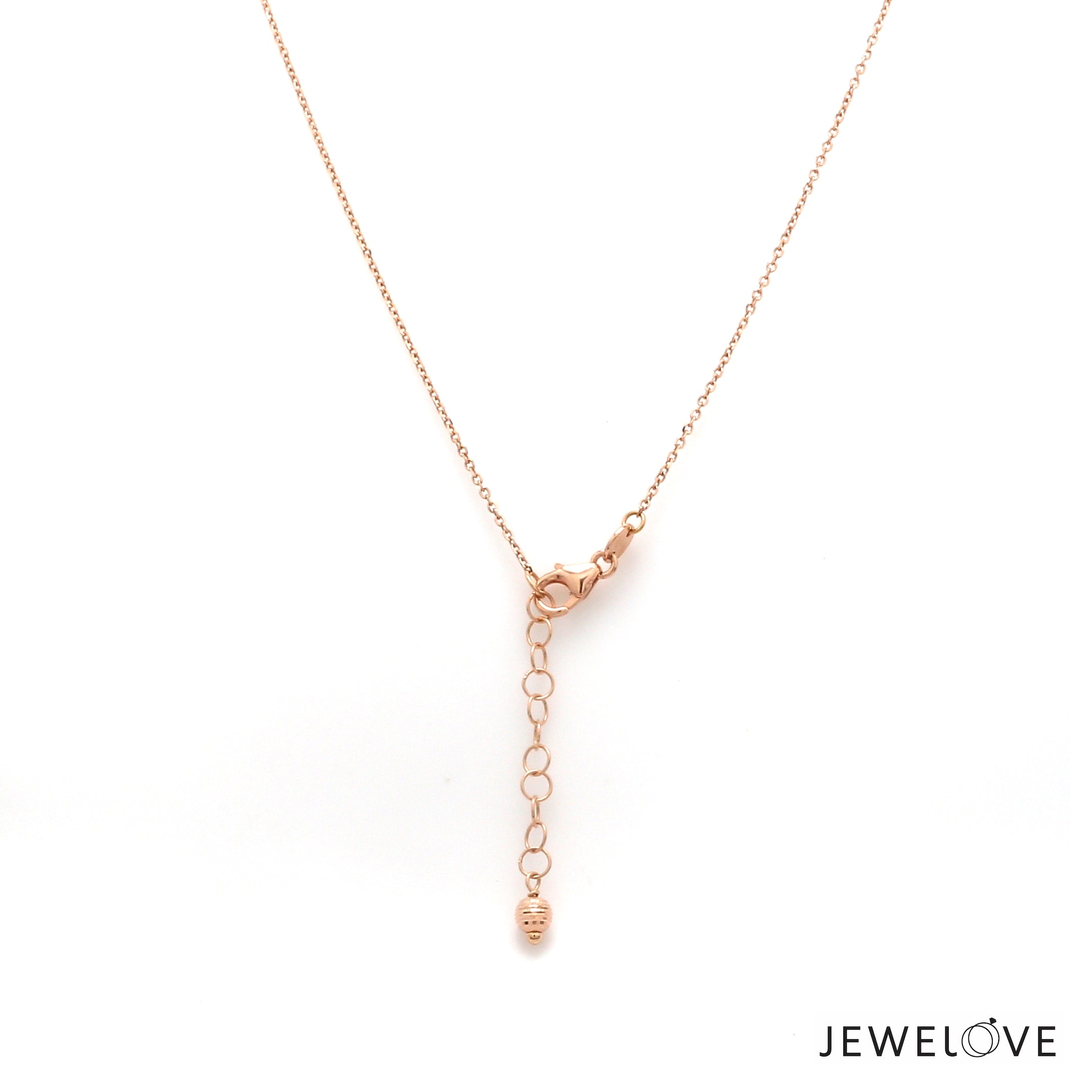 Designer 18K Rose Gold Necklace Set JL AU NE 07   Jewelove.US