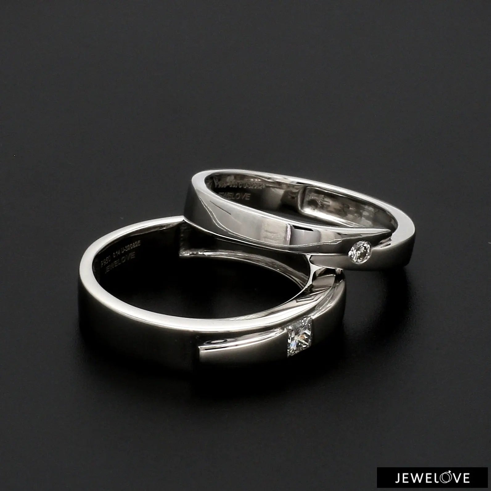 Couples Rings | Personalised Rings for Couples | Silvery Jewellery