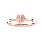 Load image into Gallery viewer, 30-Pointer Cushion Cut Solitaire Halo Diamond Shank 18K Rose Gold Ring JL AU 1249R   Jewelove.US
