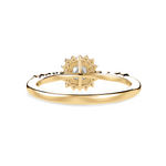 Load image into Gallery viewer, 30-Pointer Cushion Cut Solitaire Halo Diamond Shank 18K Yellow Gold Ring JL AU 1249Y   Jewelove.US
