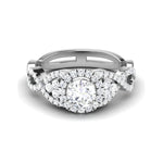 Load image into Gallery viewer, Designer 60 Pointer Solitaire Engagement Ring in Platinum JL PT 441   Jewelove
