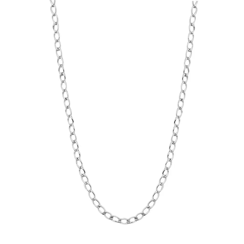 Designer Linked Platinum Chain with a Twist JL PT CH 829   Jewelove.US