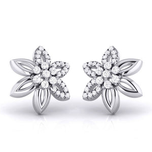 Designer Platinum Diamond Earrings JL PT E MST 17   Jewelove.US