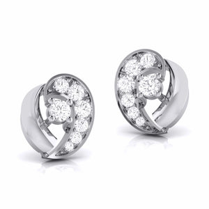 Designer Platinum Diamond Earrings JL PT E MST 5   Jewelove.US