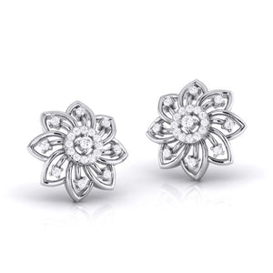 Designer Platinum Diamond Earrings JL PT E MST 7   Jewelove.US