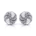 Load image into Gallery viewer, Designer Platinum Diamond Flower Earrings JL PT E MST 10   Jewelove.US
