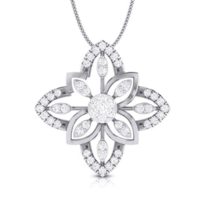 Designer Platinum Diamond Pendant Set JL PT P 16   Jewelove.US