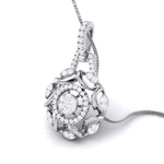 Load image into Gallery viewer, Designer Platinum Diamond Pendant &amp; Earrings JL PT P 32   Jewelove.US
