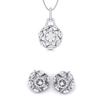 Load image into Gallery viewer, Designer Platinum Diamond Pendant &amp; Earrings JL PT P 32  Pendant-Set Jewelove.US
