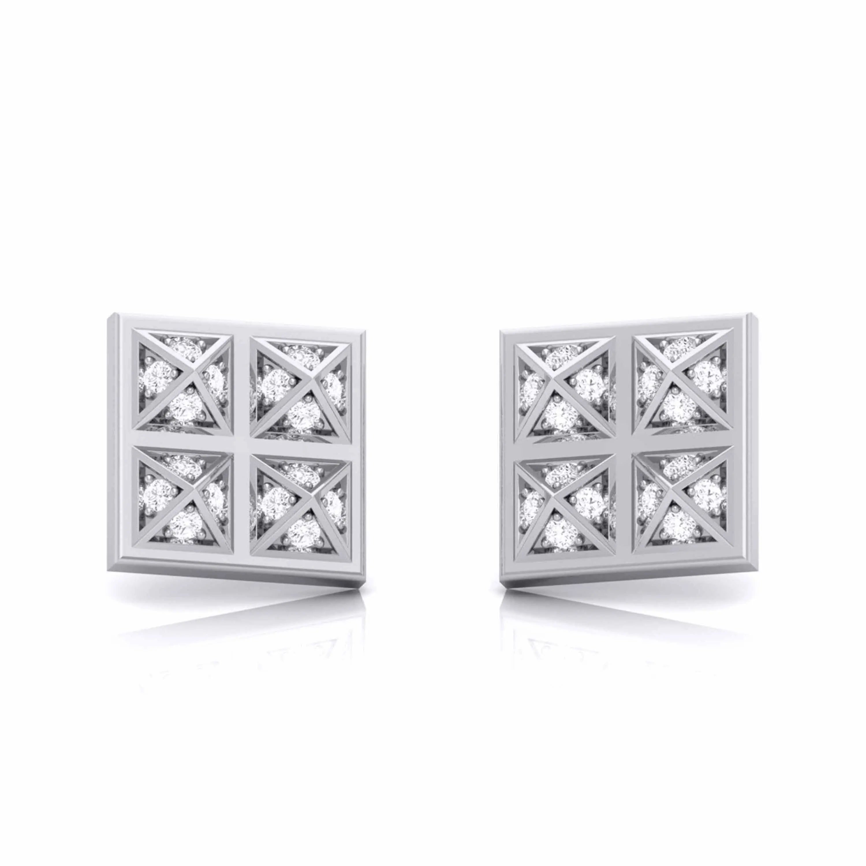 Designer Platinum Diamond in Box Earrings JL PT E MST 1   Jewelove.US