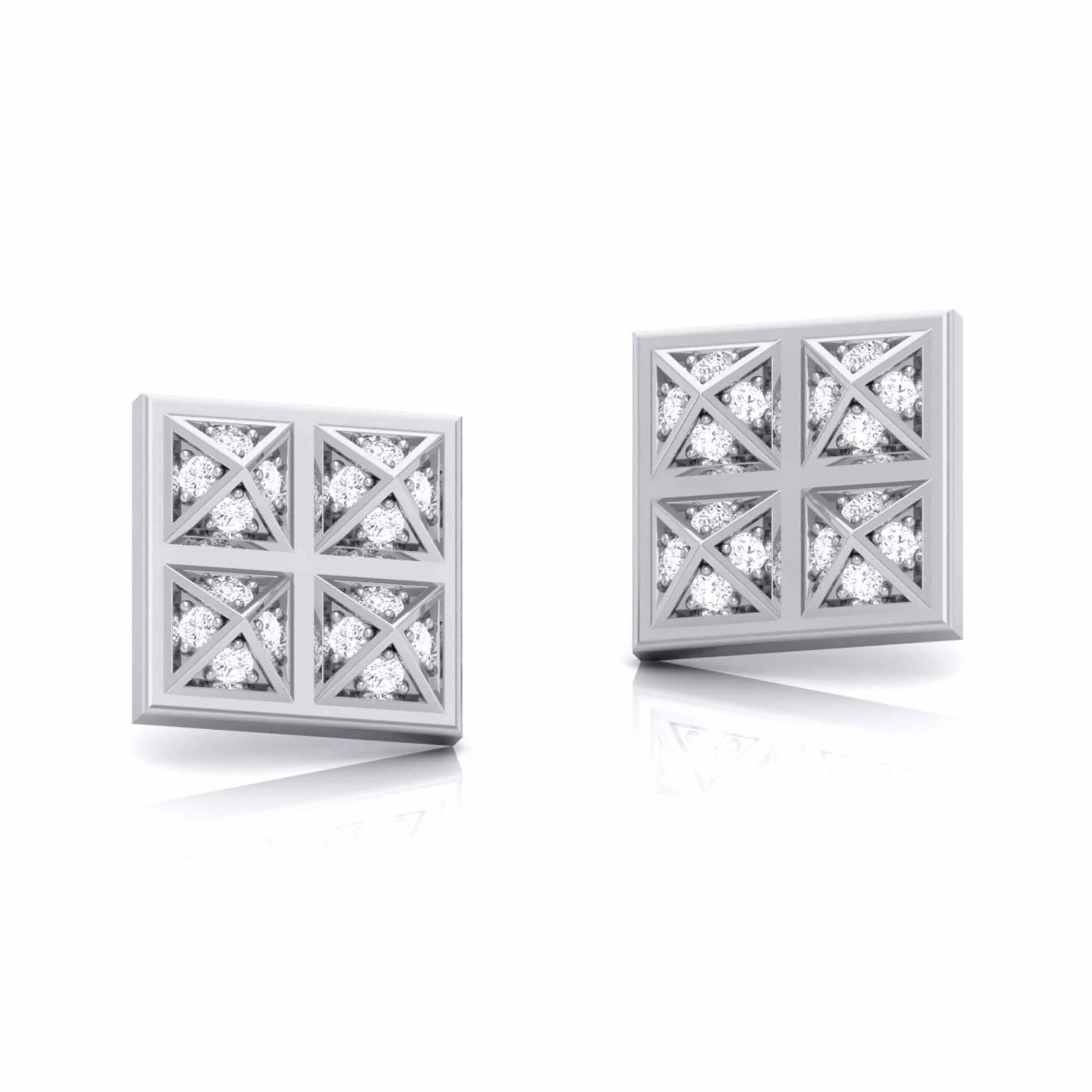 Designer Platinum Diamond in Box Earrings JL PT E MST 1   Jewelove.US