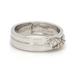 Load image into Gallery viewer, Designer Platinum Love Bands with Diamonds JL PT 238
