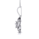 Load image into Gallery viewer, Designer Platinum with Diamond Solitaire Pendant Set for Women JL PT PE 76E   Jewelove.US
