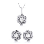 Load image into Gallery viewer, Designer Platinum with Diamond Solitaire Pendant Set for Women JL PT PE 76E  Pendant-Set Jewelove.US
