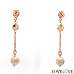 Load image into Gallery viewer, Designer 18K Rose Gold Diamond Cut Balls Necklace Set JL AU NE 09   Jewelove.US
