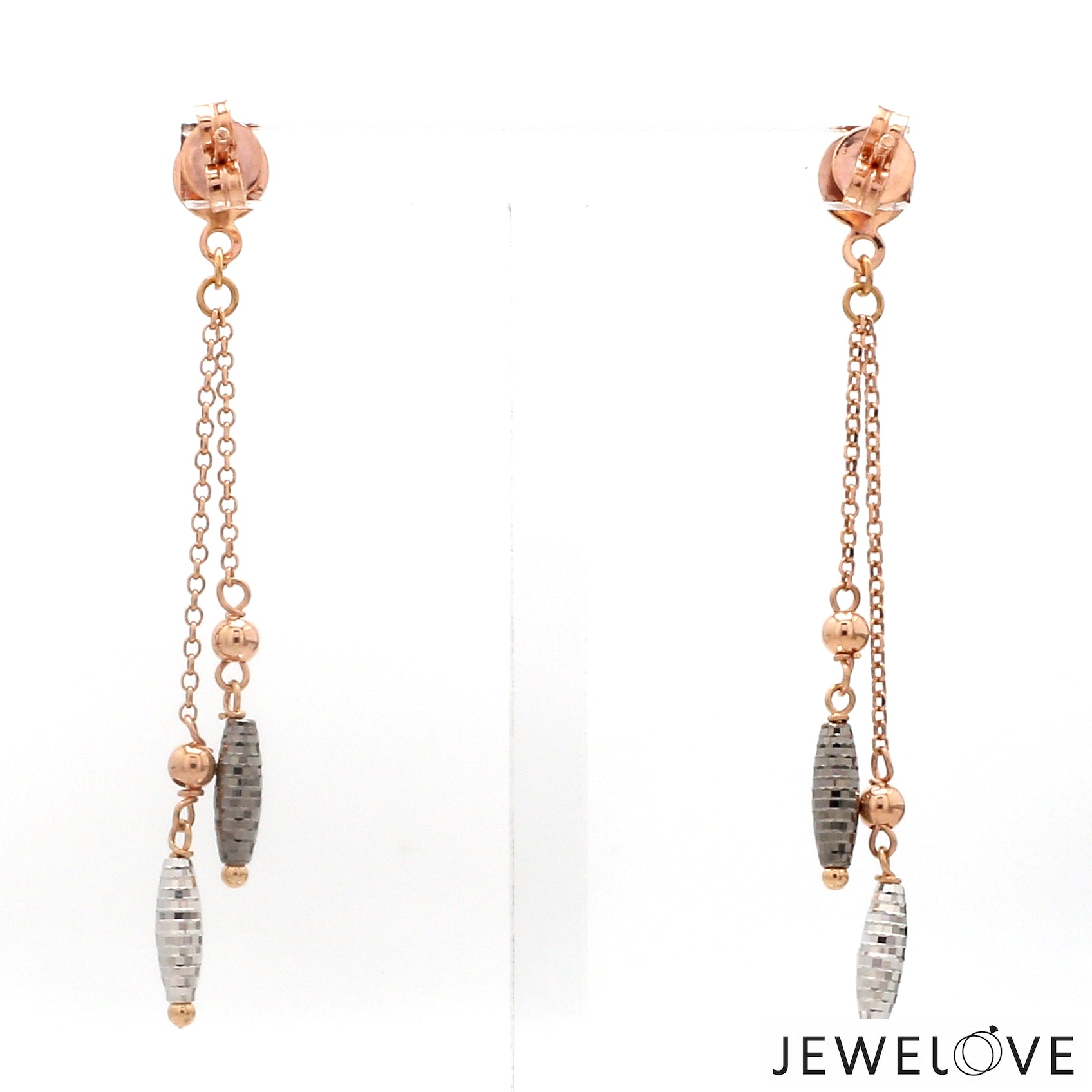 Designer 18K Rose Gold Necklace Set JL AU NE 10   Jewelove.US