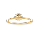 Load image into Gallery viewer, 50-Pointer Emerald Cut Solitaire Diamond Accents Shank 18K Yellow Gold Ring JL AU 1242Y-A   Jewelove.US
