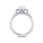 Load image into Gallery viewer, 1.50-Carat Lab Grown Solitaire Designer Bow Platinum Ring JL PT LG G 108-D   Jewelove.US
