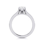 Load image into Gallery viewer, 70-Pointer Lab Grown Solitaire Diamond Shank Platinum Ring JL PT LG G 109-B   Jewelove.US
