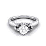 Load image into Gallery viewer, 70-Pointer Lab Grown Solitaire Platinum Ring for Women JL PT LG G 114-B   Jewelove.US
