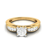 Load image into Gallery viewer, 70-Pointer Solitaire Diamond Shank 18K Yellow Gold with Hidden Heart JL AU LG G-118Y-B   Jewelove.US
