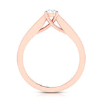 Load image into Gallery viewer, 50-Pointer Lab Grown Solitaire 18K Rose Gold Diamond Shank Ring JL AU LG G-120R-A   Jewelove.US
