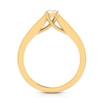 Load image into Gallery viewer, 2-Carat Lab Grown Solitaire 18K Yellow Gold Diamond Shank Ring JL AU LG G-120Y-E   Jewelove.US
