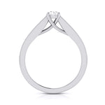 Load image into Gallery viewer, 70-Pointer Raised Solitaire Platinum Diamond Shank Engagement Ring JL PT G 120-B   Jewelove.US
