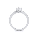 Load image into Gallery viewer, Curvy 0.40 cts. Platinum Solitaire Engagement Ring for Women JL PT G-124   Jewelove.US
