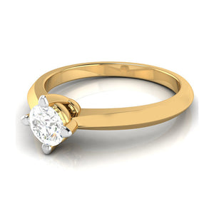 30-Pointer Solitaire 18K Yellow Gold Ring JL AU G 121Y-A   Jewelove.US