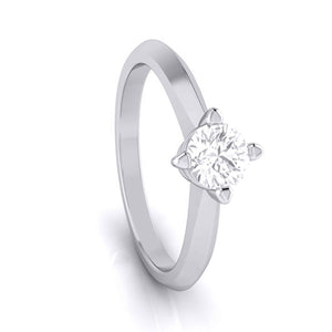 50-Pointer Platinum Solitaire Engagement Ring JL PT G 121-B   Jewelove.US