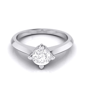 50-Pointer Platinum Solitaire Engagement Ring JL PT G 121-B   Jewelove.US