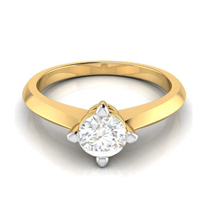 1-Carat Lab Grown Solitaire 18K Yellow Gold Ring JL AU LG G-121Y-D   Jewelove.US