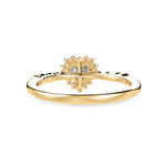 Load image into Gallery viewer, 30-Pointer Heart Cut Solitaire Halo Diamond Shank 18K Yellow Gold Ring JL AU 1251Y   Jewelove.US
