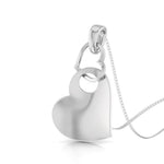 Load image into Gallery viewer, Interlinked Hearts Plain Platinum Pendant JL PT P 8108   Jewelove.US
