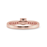 Load image into Gallery viewer, 30-Pointer Cushion Cut Solitaire Diamond Shank 18K Rose Gold Ring JL AU 1279R   Jewelove.US
