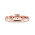 Load image into Gallery viewer, 30-Pointer Heart Cut Solitaire Diamond Shank 18K Rose Gold Ring JL AU 1281R   Jewelove.US
