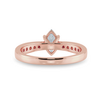 Load image into Gallery viewer, 30-Pointer Marquise Cut Solitaire Diamond Shank 18K Rose Gold Ring JL AU 1282R   Jewelove.US
