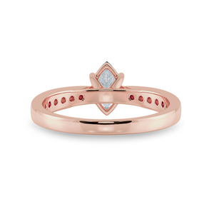 50-Pointer Marquise Cut Solitaire Diamond Shank 18K Rose Gold Ring JL AU 1282R-A   Jewelove.US