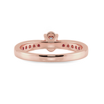 Load image into Gallery viewer, 30-Pointer Oval Cut Solitaire Diamond Shank 18K Rose Gold Ring JL AU 1283R   Jewelove.US
