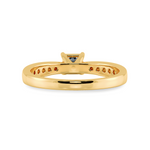 Load image into Gallery viewer, 30-Pointer Princess Cut Solitaire Diamond Shank 18K Yellow Gold Ring JL AU 1285Y   Jewelove.US
